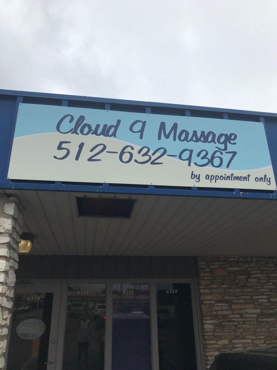 Cloud 9 Massage Sign